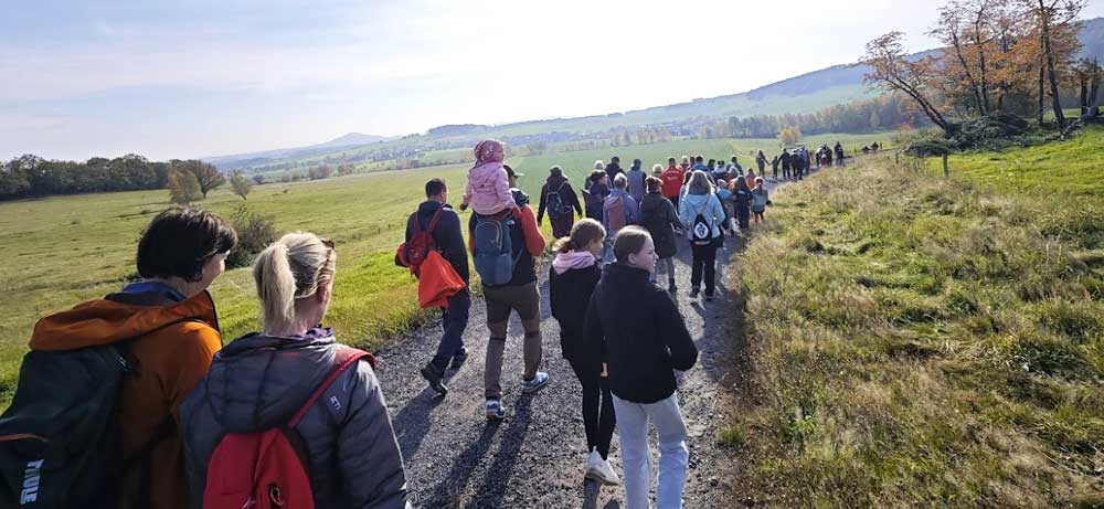 Gemeinsam unterwegs – Königshainer Herbstwanderung 2024