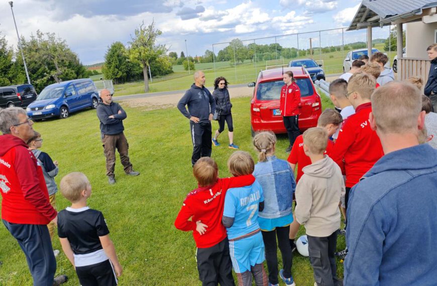 SV Königshain Fußball-Camp 2025 mit viel Fußball, Workshops und Zelt-Feeling.